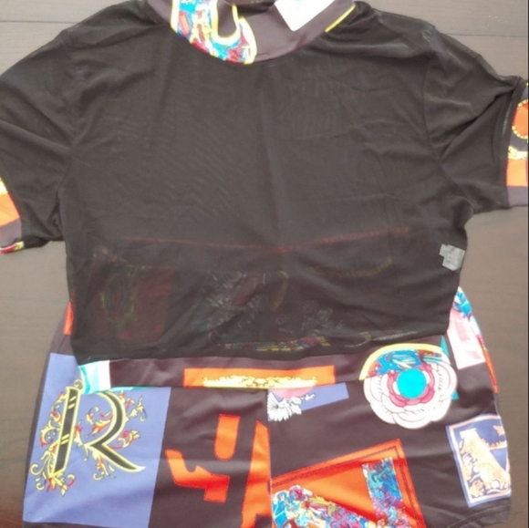 🆕NWT Mesh Cropped top & shorts set - Picture 4 of 4